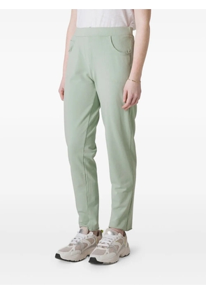 DEHA elastic-waist side-pocket trousers - Green