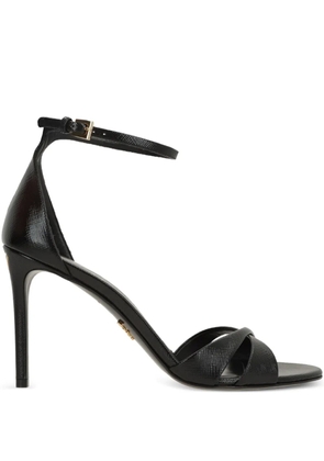 Prada criss-cross strap sandals - Black