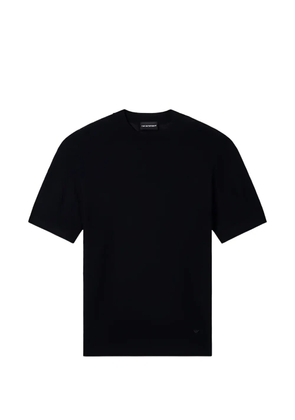 Emporio Armani short-sleeve sweater - Black