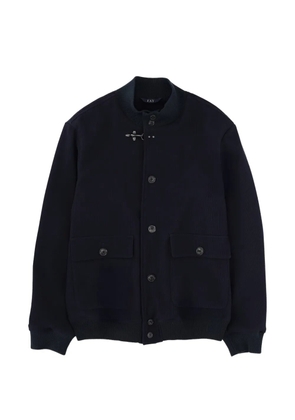 Fay patch pocket wool jacket - Blue
