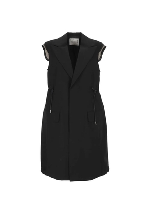 sacai sleeveless jacket - Black