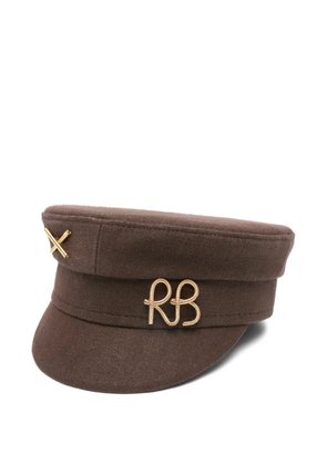 Ruslan Baginskiy logo-plaque baker hat - Brown