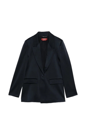 Max Mara Msealbino button single-breasted blazer - Blue