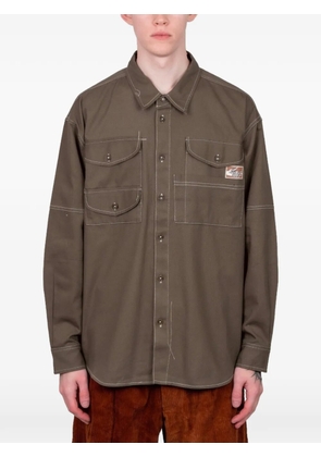 STORY mfg. Harvest pocket shirt - Brown