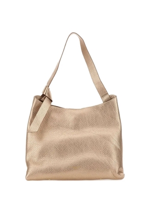 GIANNI CHIARINI Amira knotted leather shoulder bag - Gold