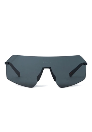 Prada Linea Rossa shield integrated nose pads sunglasses - Grey