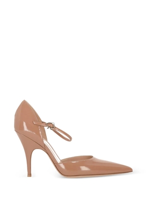 Gianvito Rossi buckle strap heel pumps - Neutrals