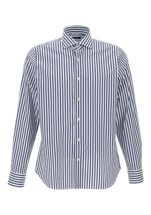 Marchesani long-sleeve striped shirt - Blue