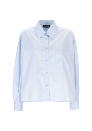 Lorena Antoniazzi ches-pocket shirt - Blue