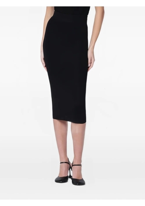 ENTIRE STUDIOS ribbed-knit pencil skirt - Black