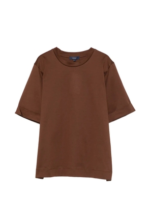 Soeur Ama cuffed T-shirt - Brown