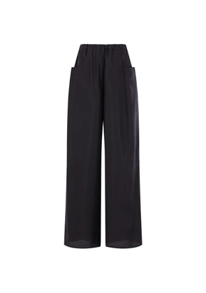 Ter Et Bantine wide-leg elasticated trousers - Black