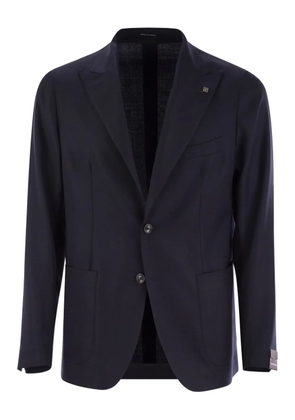 Tagliatore two-button wool blazer - Blue