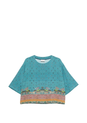 Pierre-Louis Mascia Adanastr floral-print shirt - Blue