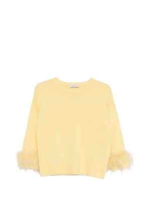 Philo-Sofie ribbed-hem sweater - Yellow