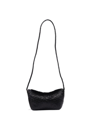 DRAGON DIFFUSION Corsina diagonal weave shoulder bag - Black