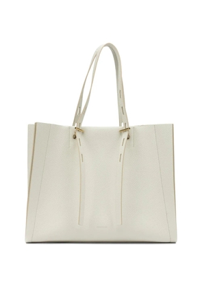 MINOBOSSI cut-out leather tote bag - Neutrals