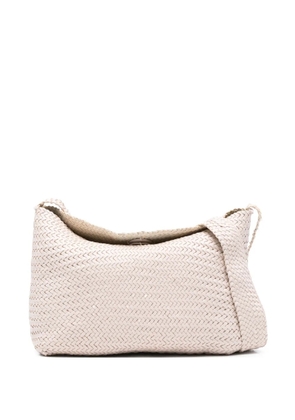 DRAGON DIFFUSION Santa Marta woven shoulder bag - Neutrals