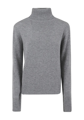 Allude roll-neck sweater - Grey