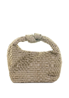 Maria La Rosa mini Datolite woven-texture shoulder bag - Neutrals