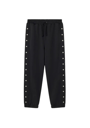 Carrer Val button-detail track pants - Black