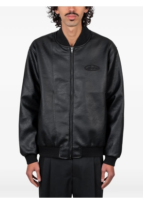 Arte Antwerp logo-embossed bomber jacket - Black