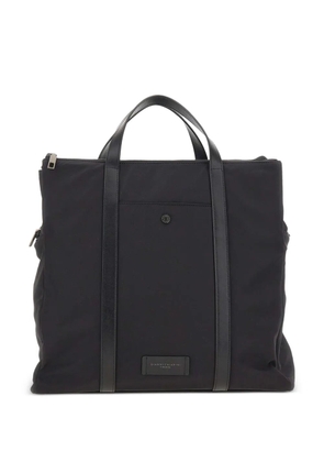 GIANNI CHIARINI medium Oslo leather-trim tote bag - Black