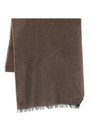 Canali cashmere scarf - Brown