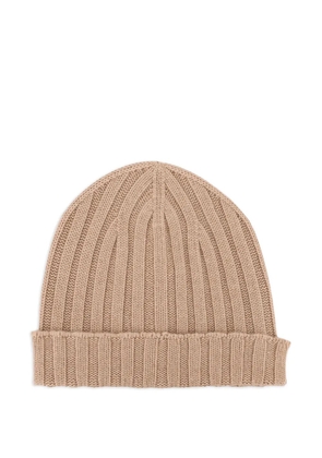 Filippo De Laurentiis ribbed-knit beanie hat - Neutrals