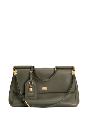 Dolce & Gabbana My Sicily padlock top-handle tote bag - Green