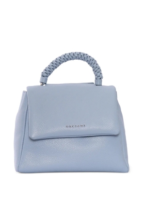 Orciani small Sveva Sense Scooby braided-handle tote bag - Blue