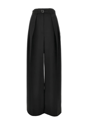 Sportmax buckle-detail trousers - Blue