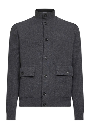 Lardini wool blend shirt jacket - Grey