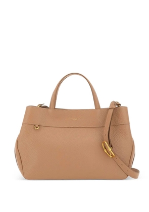 GIANNI CHIARINI Selena hammered tote bag - Neutrals