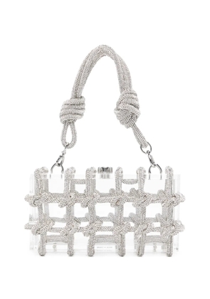 Cult Gaia Bess Caged shoulder bag - White
