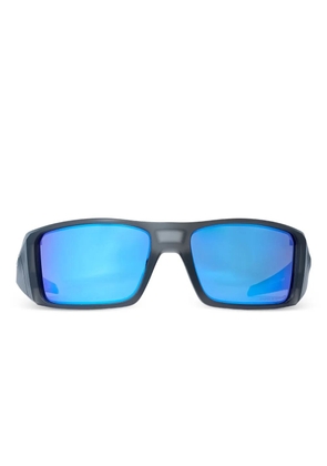 Oakley logo-detail rectangle-frame sunglasses - Black