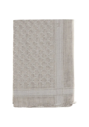 Max Mara logo pattern scarf - Neutrals