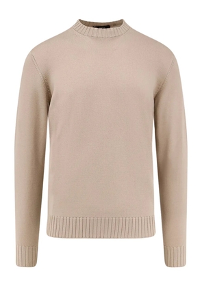 Filippo De Laurentiis crew-neck long-sleeve sweater - Neutrals