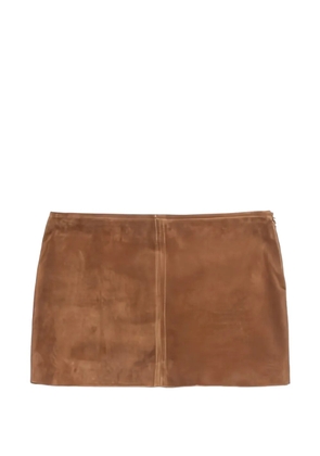 Aniye By Janis suede mini skirt - Brown