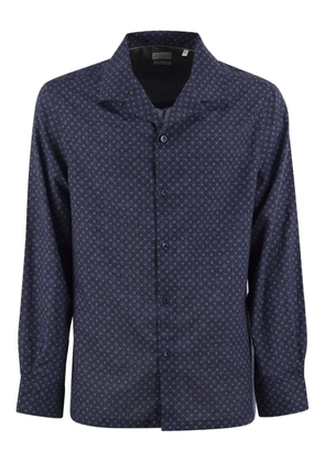 Brunello Cucinelli geometric-print shirt - Blue