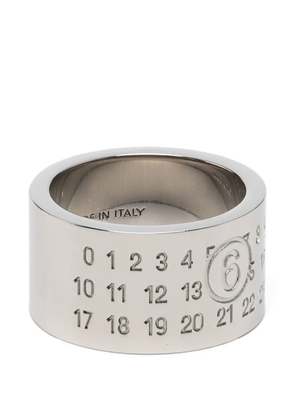 MM6 Maison Margiela logo ring - Silver