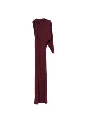Atlein twisted long dress - Red
