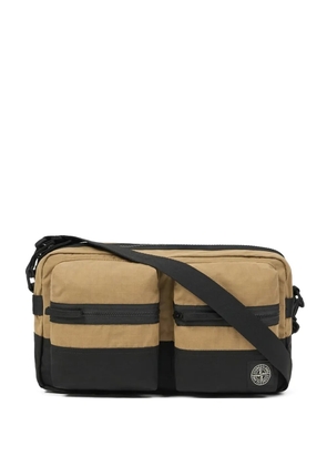 Stone Island Ripstop zipped pocket shoulder bag - Neutrals