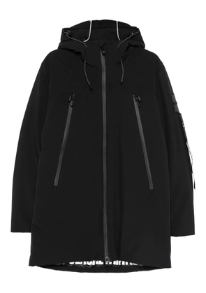 OUTHERE hooded zip coat - Black