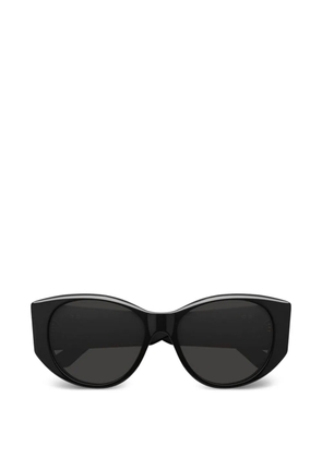 Balenciaga geometric logo sunglasses - Black