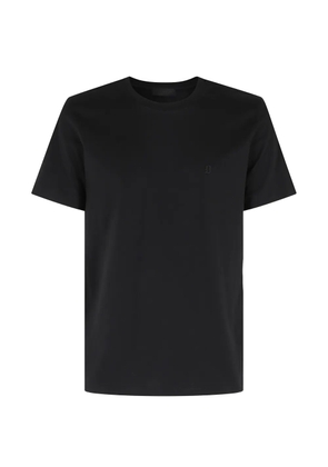 DONDUP logo-embroidered T-shirt - Black