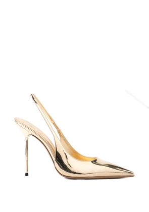 Paris Texas slingback heeled pumps - Gold