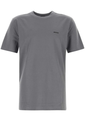 BOSS logo-print T-shirt - Grey