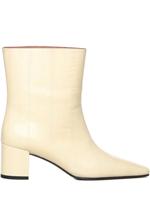 Giuliano Galiano 60mm Stefy leather ankle boots - Neutrals