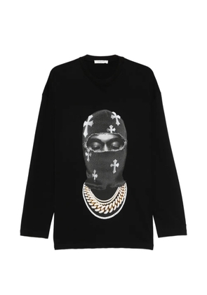 Ih Nom Uh Nit Mask Crosses crew-neck sweatshirt - Black